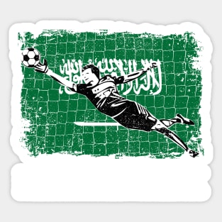 Saudi Arabia Soccer Goalie Goal Keeper Shirt Sticker